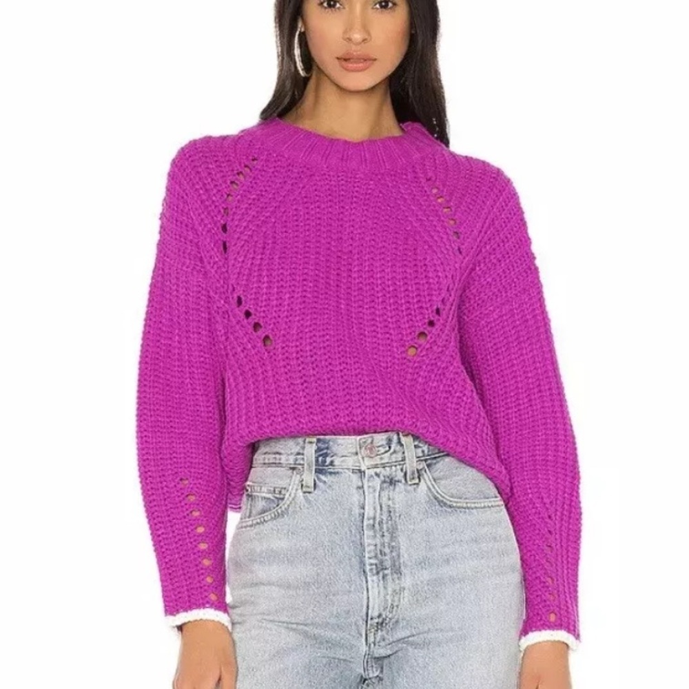 John + Jenn neon pink Nylo sweater Revolve